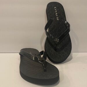 Coach Women's Black Sandals